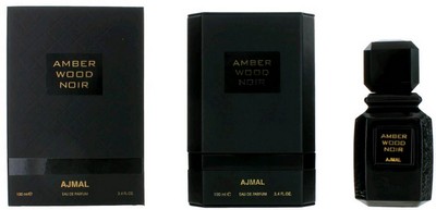 Amber Wood Noir by Ajmal, 3.4 oz EDP Spray 