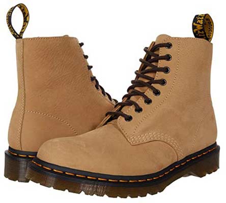 Dr. Martens 1460 Pascal Milled Nubuck Female Shoes Lace Up Boots