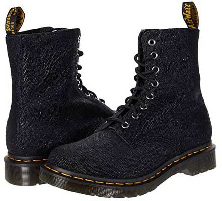 Dr. Martens 1460 Pascal Glitter Ray Female Shoes Lace Up Boots