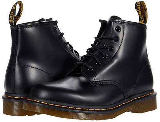 Dr. Martens 101 Yellow Stitch Female Shoes Lace Up Boots