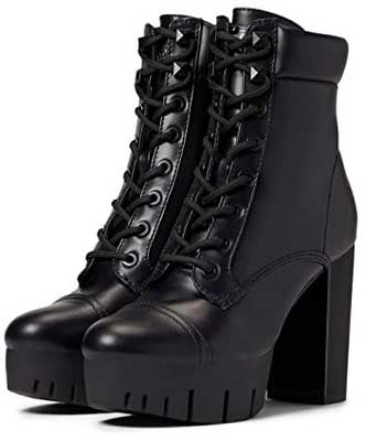 GUESS Geovey Female Shoes Lace Up Boots