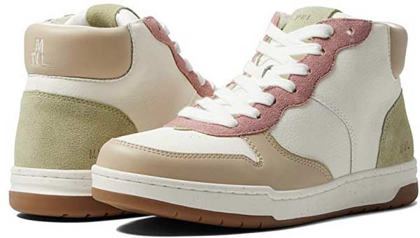Madewell Court High-Top Sneakers in Pastel Female Shoes Lifestyle Sneakers