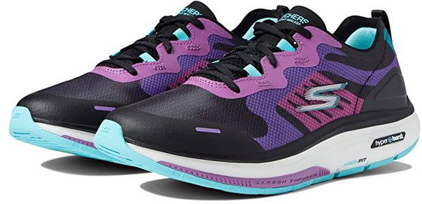 SKECHERS Performance Go Walk Workout Walker Multicolor Lace-Up Female Athletic Shoes