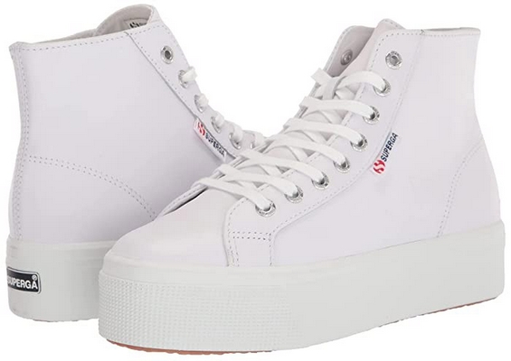 Superga 2705 High-Top Nappa Female Shoes Lifestyle Sneakers
