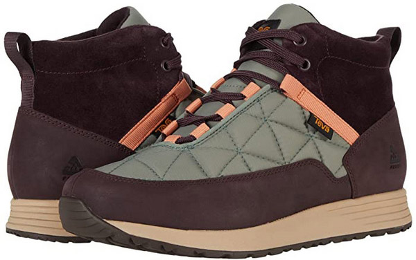 Teva Ember Commute Waterproof Female Shoes Lace Up Boots
