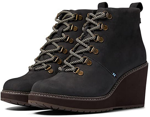 TOMS Melrose Female Shoes Lace Up Boots