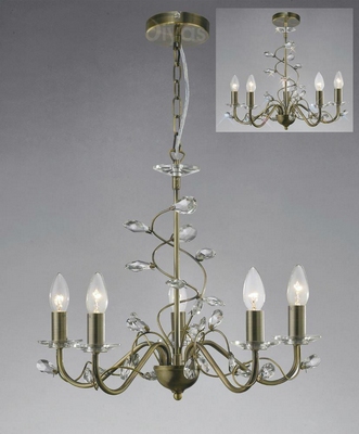 Diyas il31225 willow ceiling pendant light in antique brass
