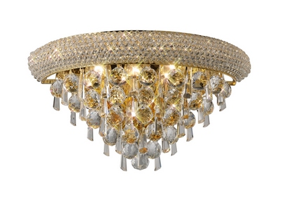 Diyas il32101 alexandra crystal wall light in french gold