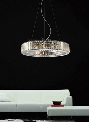 Diyas il30079 torre crystal ceiling pendant light in polished chrome finish