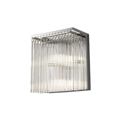 Diyas il30011/g9 zanthe 3 light wall light in chrome with clear glass