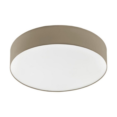 Eglo 97778 romao 3 led flush ceiling light in white and taupe - dia: 570mm