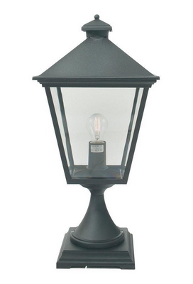 Norlys turin grande tg3 black lantern with clear lens ip44