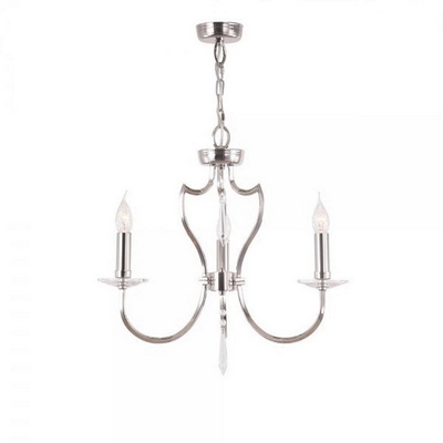 Elstead pm3 pn pimlico 3 light multi arm ceiling light in polished nickel - fitting only